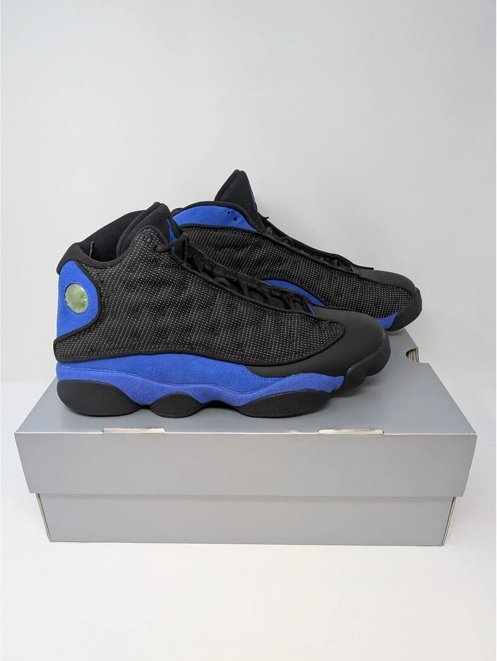 Air Jordan 13 Retro Hyper Royal Men's Size 10 414571-040 Black Blue 2020 OG Box